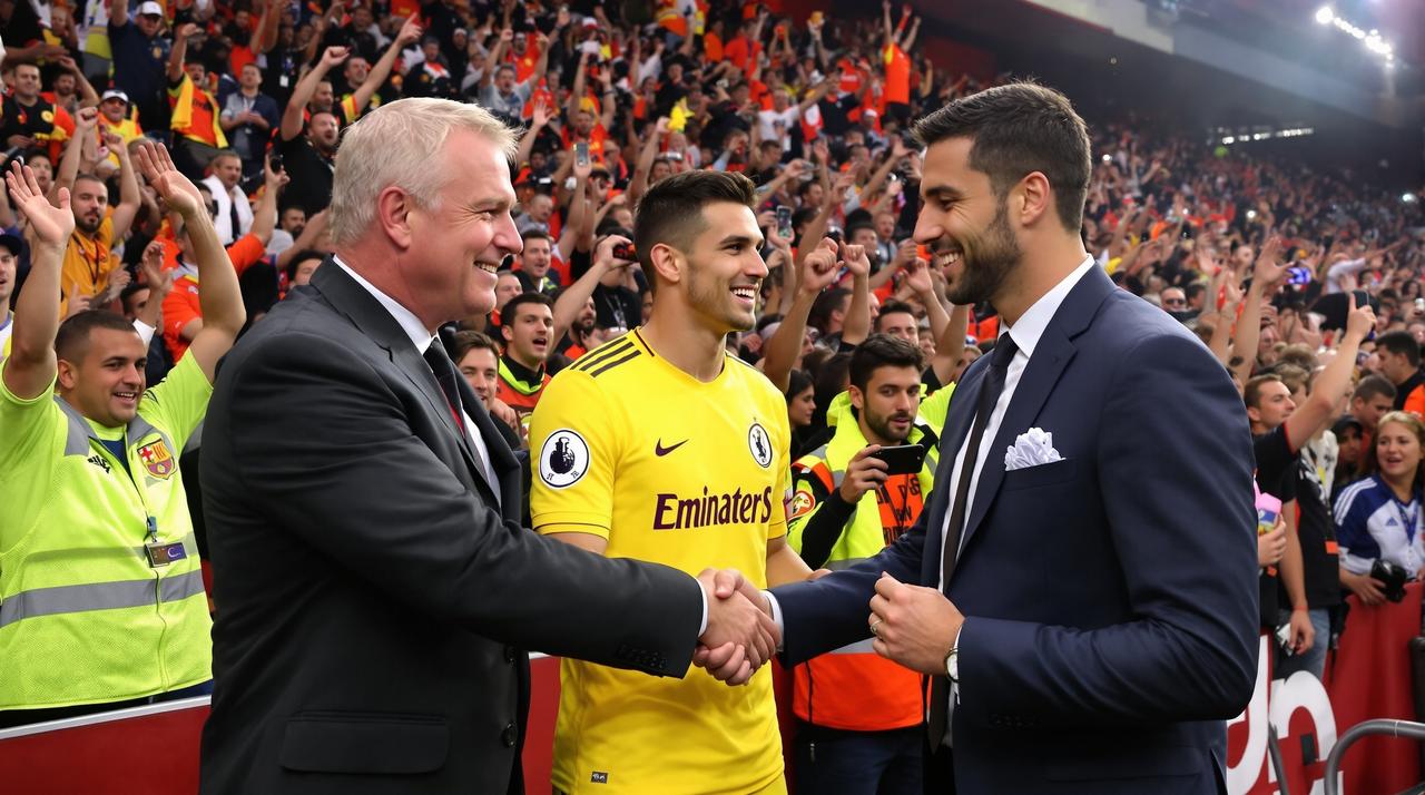 某球星转会费创历史新高，签约仪式现场万人空巷